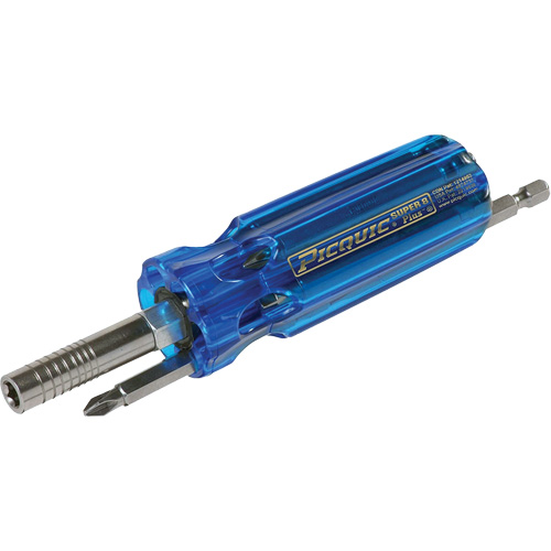 Super 8 Plus Multibit Screwdriver, Plastic Handle Haskins Industrial Inc.
