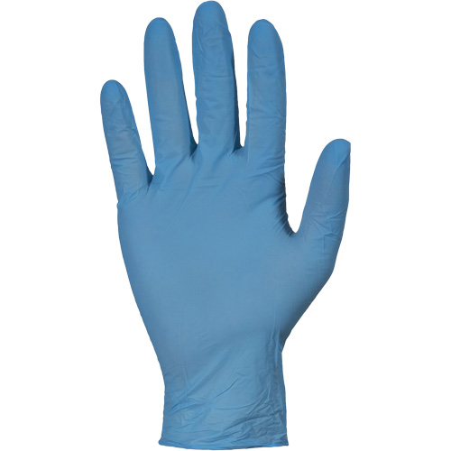 Gants jetables RDNPF KeepKleen, Grand, Nitrile, 4 mils, Sans poudre, Bleu, Classe 2 Haskins Industrial Inc.
