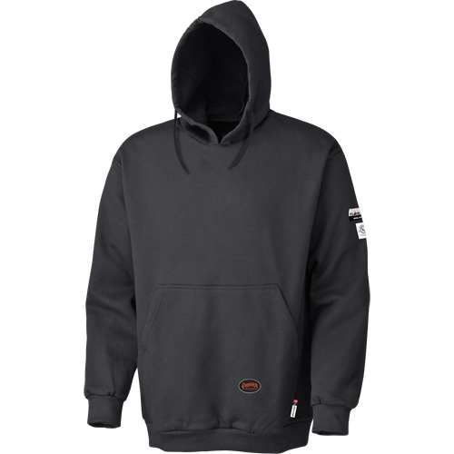 335 Chandail &agrave; capuche ignifug&eacute;, Hommes, Grand, Noir, 22 cal/cm² Haskins Industrial Inc.