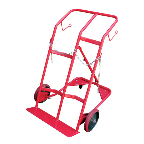 Chariot pour bouteilles, Roues Caoutchouc moul&eacute;, Base de 25-1/2"la x 7"lo, 350 lb Haskins Industrial Inc.