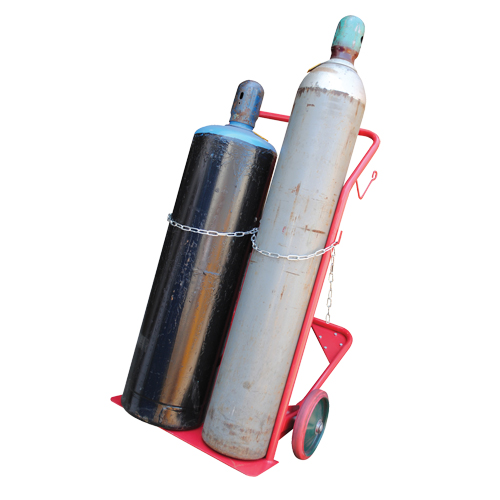 Chariot pour bouteilles, Roues Caoutchouc moul&eacute;, Base de 25-1/2"la x 7"lo, 350 lb Haskins Industrial Inc.