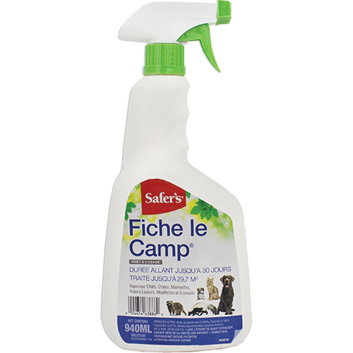 R&eacute;pulsif liquide contre les animaux Fiche le camp Haskins Industrial Inc.