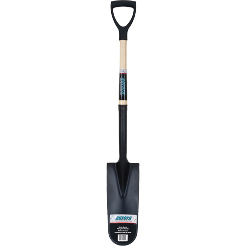 Drain Spade Shovel, Tempered Steel, 14" x 6" Blade, 30" L, D-Grip Handle Haskins Industrial Inc.