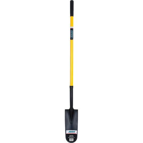 Drain Spade Shovel, Tempered Steel, 14" x 6" Blade, 46" L, Straight Handle Haskins Industrial Inc.