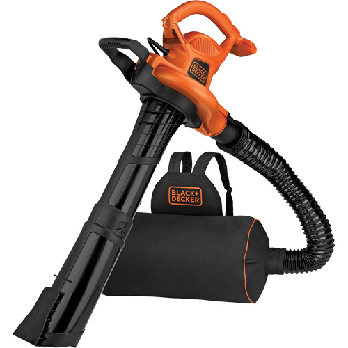 Souffleur/aspirateur/broyeur de feuilles 3-en-1 VacPack, Vitesse d'air 250 mi/h, &eacute;lectrique Haskins Industrial Inc.