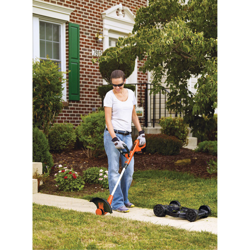 Ensemble de tondeuse compacte sans fil 3 en 1 20 V Max*, Pouss&eacute;e, &agrave; pile, Largeur de coupe 12" Haskins Industrial Inc.