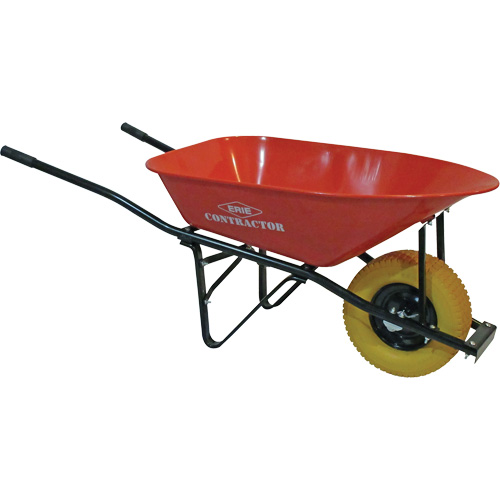 Brouette dentrepreneur Big Wheel, 6 pi³, plateau Acier Haskins Industrial Inc.