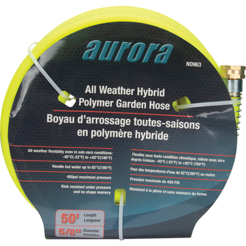 Hybrid Garden Hose, Copolymer, 5/8" dia. x 50' Haskins Industrial Inc.