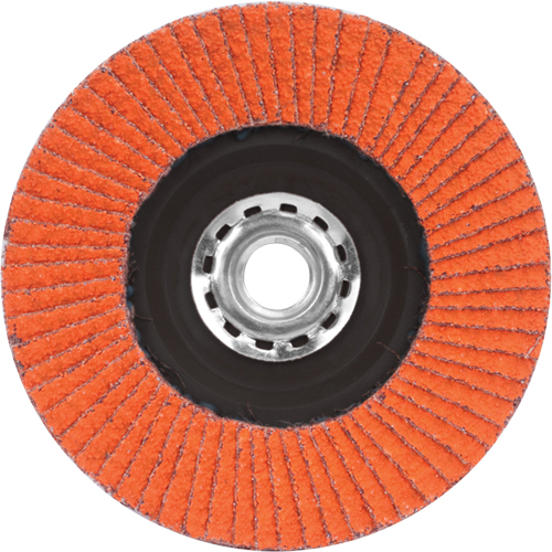 Disques &agrave; lamelles - Quick Trim SG Blaze R980P, 4-1/2" x 5/8"-11, Type 27, Grain 40, C&eacute;ramique Haskins Industrial Inc.