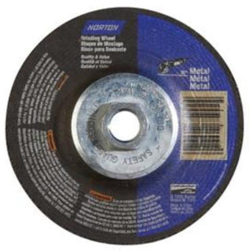 Meules pour le m&eacute;tal, 4-1/2" x 1/4", Arbre 5/8"-11, Oxyde d'aluminium, Type 27 Haskins Industrial Inc.
