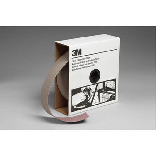 Rouleau de toile abrasive utilitaire 211K, Oxyde d'aluminium, 2" la x 150' lo, Grain 120 Haskins Industrial Inc.