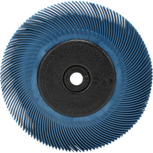 Brosse radiale en soies Scotch-Brite, C&eacute;ramique, Grain 400, 6" dia. Haskins Industrial Inc.