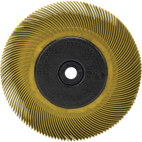 Scotch-Brite Radial Bristle Brush, Ceramic, 80 Grit, 6" Dia. Haskins Industrial Inc.