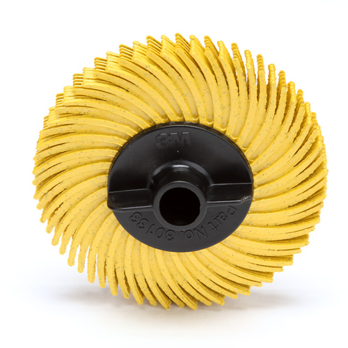 Scotch-Brite Radial Bristle Disc, Aluminum Oxide, 80 Grit, 2" Dia. Haskins Industrial Inc.