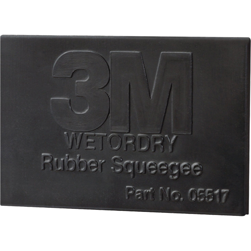 Wetordry Rubber Squeegee, 3", Rubber Haskins Industrial Inc.