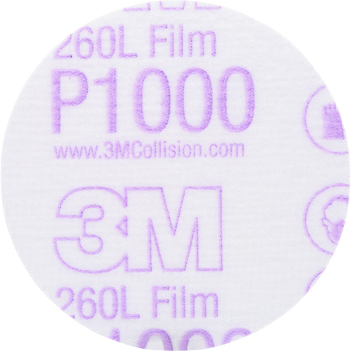 Disque dor&eacute; Hookit, dia 3", Grain P1000, Oxyde d'aluminium, Poids C Haskins Industrial Inc.