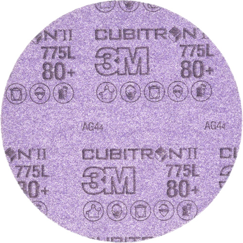 6" Cubitron II 775L Disc - 80 Grit, 6" Dia., 80+ Grit Haskins Industrial Inc.