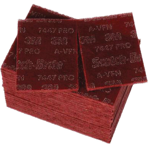 Scotch-Brite 7447 Hand Pads, Aluminum Oxide, 9" x 6", Very Fine Grit Haskins Industrial Inc.