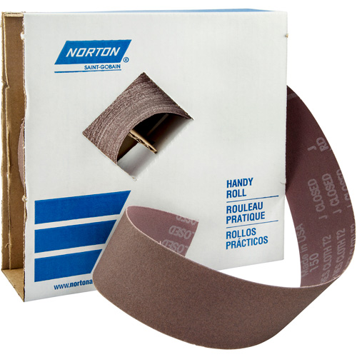 Rouleau de toile abrasive Metalite, Oxyde d'aluminium, 2" la x 150' lo, Grain 220 Haskins Industrial Inc.