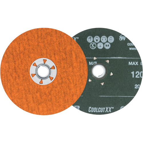 Coolcut XX Sanding Disc, 5" Dia., 120 Grit, Ceramic Haskins Industrial Inc.