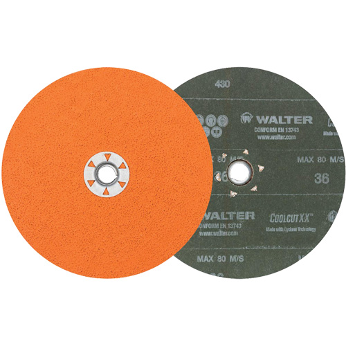 Disque de sablage Coolcut XX, 7" dia., Grain 36, C&eacute;ramique Haskins Industrial Inc.