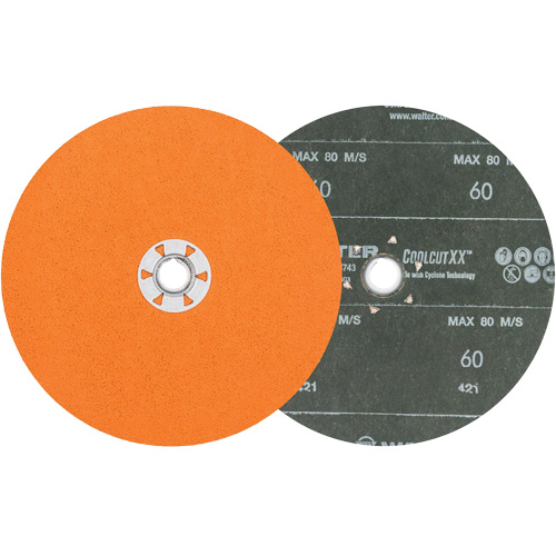 Coolcut XX Sanding Disc, 7" Dia., 60 Grit, Ceramic Haskins Industrial Inc.