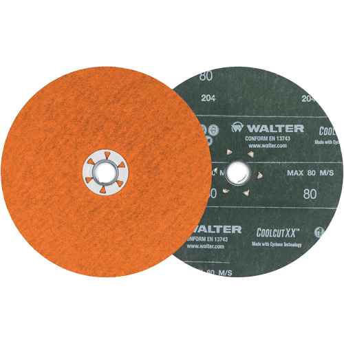 Coolcut XX Sanding Disc, 7" Dia., 80 Grit, Ceramic Haskins Industrial Inc.