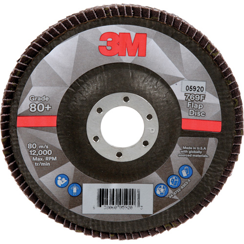 769F Flap Disc, 5" x 7/8", Type 29, 80+ Grit, Ceramic Haskins Industrial Inc.