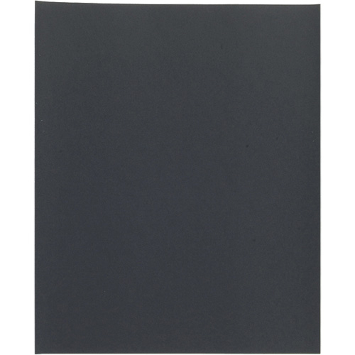 Feuille de ponçage imperm&eacute;able Black Ice, 9" x 11", Grain 600, Oxyde d'aluminium Haskins Industrial Inc.