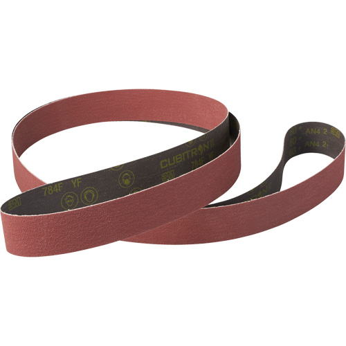 Courroie en toile 784F Cubitron II , 3/4" la x 18" lo, C&eacute;ramique, Grain  Haskins Industrial Inc.