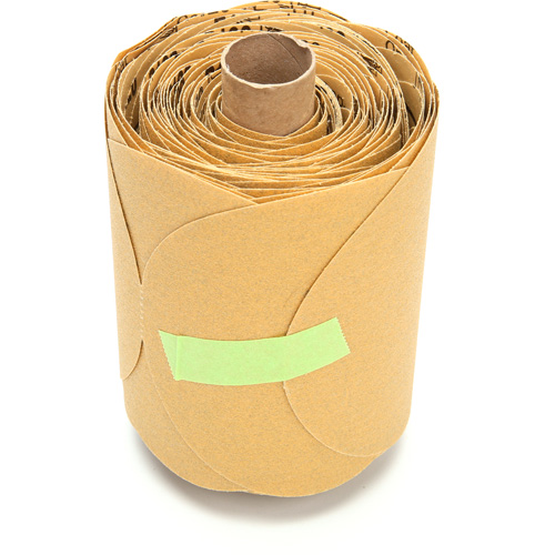 Stikit Gold Paper 216U Disc Roll, Aluminum Oxide, 5" W x 52' L, P120 Grit Haskins Industrial Inc.