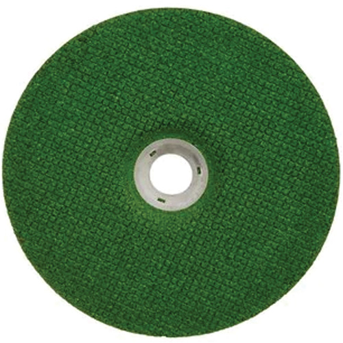 Green Corps Depressed Centre Wheel, 7" x 1/8", 7/8" Arbor, Ceramic, Type 27 Haskins Industrial Inc.