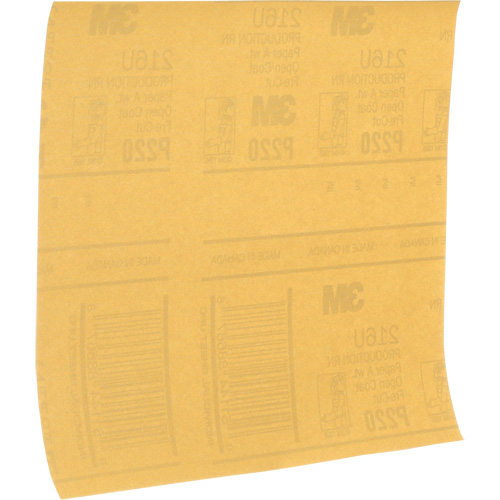 Disque abrasif dor&eacute; en rouleau de papier Stikit, 9" x 11", Grain P220, Oxyde d'aluminium Haskins Industrial Inc.