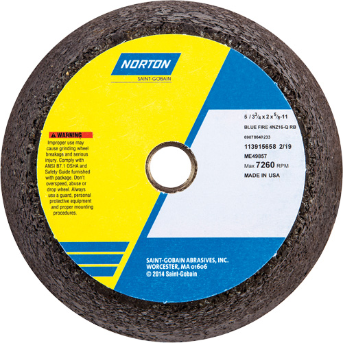 BlueFire&reg; Non-Reinforced Portable Snagging Wheel Haskins Industrial Inc.