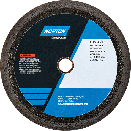 Gemini&reg; Non-Reinforced Portable Snagging Wheel Haskins Industrial Inc.