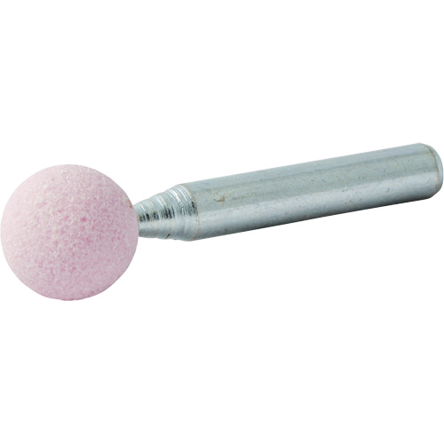 Meule mont&eacute;e vitrifi&eacute;e, B121, Oxyde d'aluminium, 1/2" dia., 1/2" lo, 80 Grain Haskins Industrial Inc.