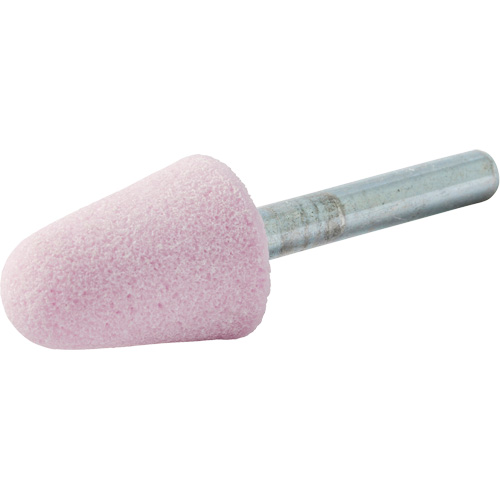 Meule mont&eacute;e vitrifi&eacute;e, A5, Oxyde d'aluminium, 3/4" dia., 1-1/8" lo, 80 Grain Haskins Industrial Inc.