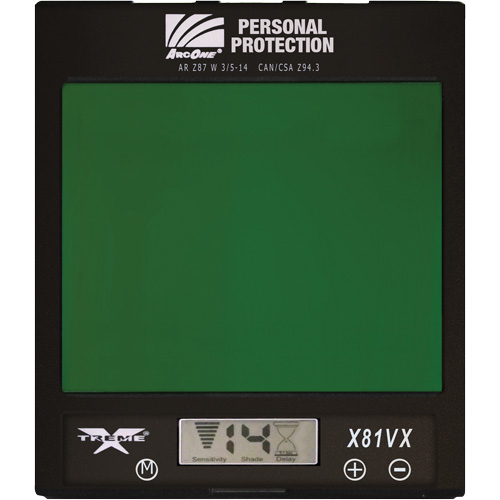ArcOne&reg; Xtreme Auto-Darkening Lense, 4-1/2" W x 5-1/2" H Viewing Area, For Use With Xtreme&reg; Haskins Industrial Inc.
