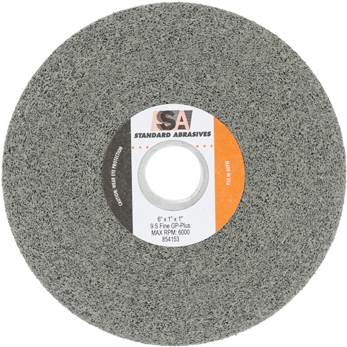 Standard Abrasives General Purpose Plus Wheel, 6" x 1", 1" Arbor, Silicon Carbide Haskins Industrial Inc.