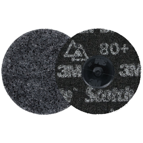 Scotch-Brite Roloc Precision Heavy Duty Surface Conditioning Disc, HD-DR, 3" Dia., 80+ Grit, Ceramic Haskins Industrial Inc.