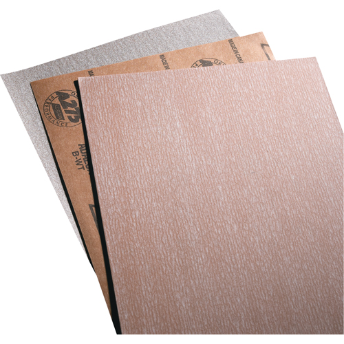 Papier abrasif en feuilles de papier - No-Fil Adalox A275, 9" x 11", Grain 80, Oxyde d'aluminium Haskins Industrial Inc.
