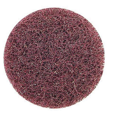 Disque de polissage non tiss&eacute; &agrave; remplacement rapide tr&egrave;s r&eacute;sistant Bear-Tex, 2" dia., Grain Moyen, Oxyde d'aluminium Haskins Industrial Inc.
