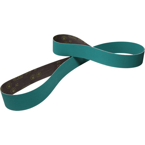 Courroie de ponçage en tissu, 3/4" la x 18" lo, Alumine de zirconium, Grain 40 Haskins Industrial Inc.