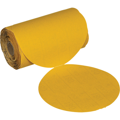 Stikit Gold Abrasive Disc Roll 09316, 6" Dia., 240 Grit, Aluminum Oxide Haskins Industrial Inc.