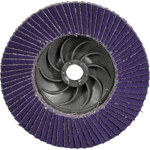 Disque &agrave; lamelles conique 1169F Cubitron 3 &agrave; changement rapide, 5" x 5/8"-11, Type T29, Grain 40+, C&eacute;ramique Haskins Industrial Inc.