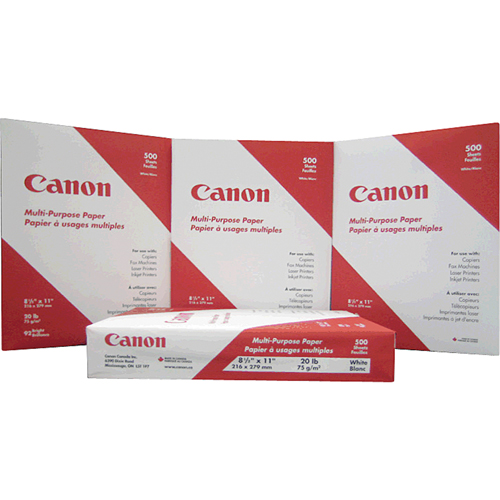 Multi Purpose Copy Paper, 8-1/2" x 11", 20 lbs., White Haskins Industrial Inc.