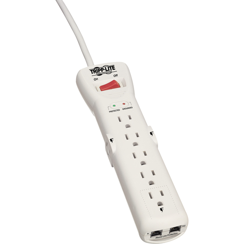 Protect-It Surge Suppressors, 7 Outlets, 2470 J, 1800 W, 7' Cord Haskins Industrial Inc.