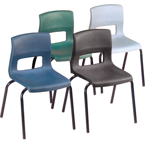 Chaises horizon, Plastique, Bleu Haskins Industrial Inc.