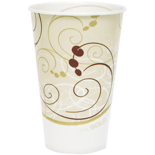 Disposable Cups, Paper, 12 oz., Multi-Colour Haskins Industrial Inc.
