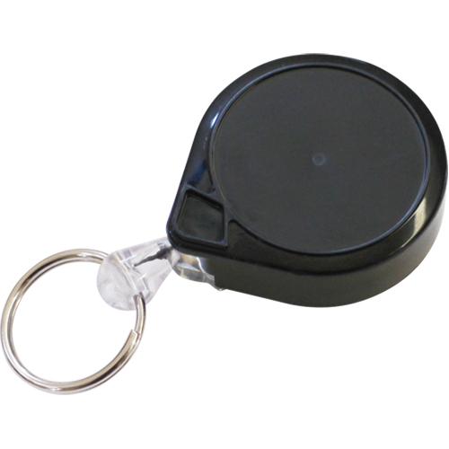 Retractable Mini-Bak&reg; Key Rings, Plastic, 36" Cable, Belt Clip Attachment Haskins Industrial Inc.